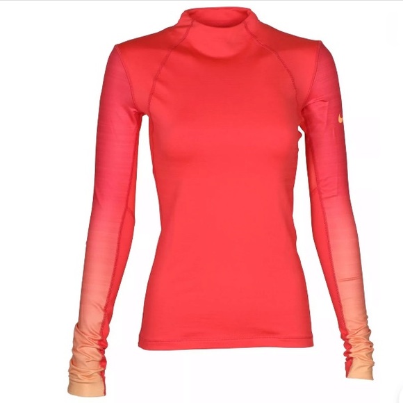 Nike Women's Pro Hyperwarm Long Sleeve Training - Picture 2 of 3